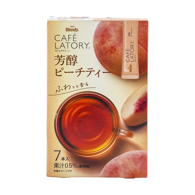 【季節限定】日本AGF BLENDY 水果茶 桃子口味 7條入