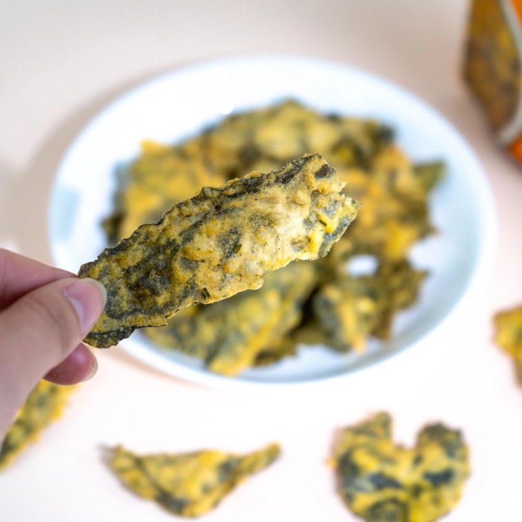 菲律宾KANGKONG KING 菠菜脆片 薯片 芝士味 60g 3