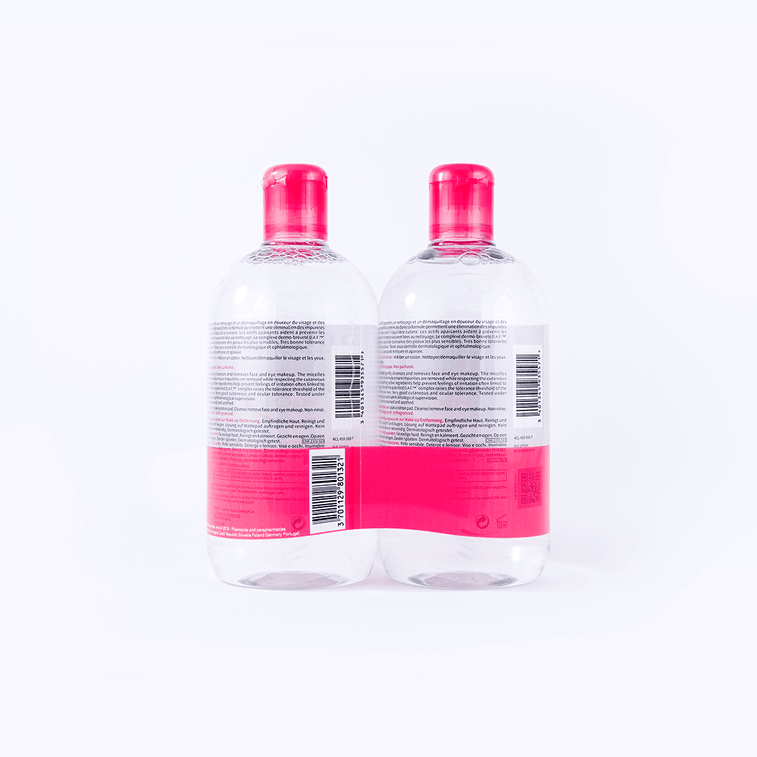 法国BIODERMA贝德玛 卸妆粉水 舒妍多效洁肤液  敏感肌专属 500ml *2瓶装【双瓶特惠装】 6