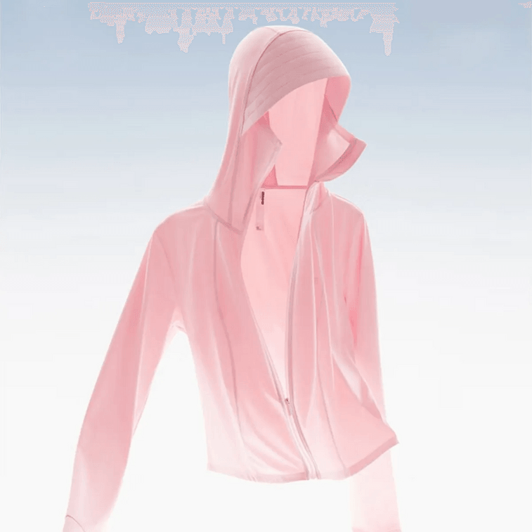 301UV Pro Women's Cropped Slim Fit Sun Protective Jacket, Candy Pink, M, UPF100+ 4