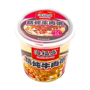 海福盛 精炖牛肉风味粥 38g【5分钟冲泡即食冻干粥】【营养速食早餐粥】