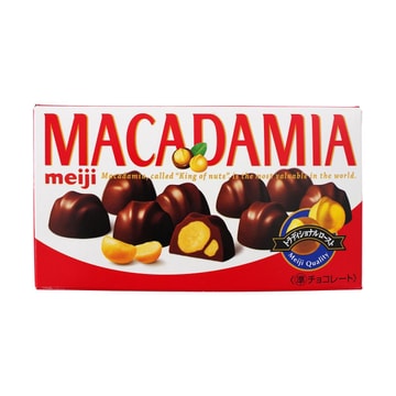日本MEIJI明治 MACADAMIA 夏威夷果夹心巧克力 坚果巧克力 64g