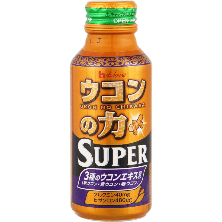 日本直送】 日本 HOUSE 機能性飲料 120ml ウコンの力 二日酔い 解酒