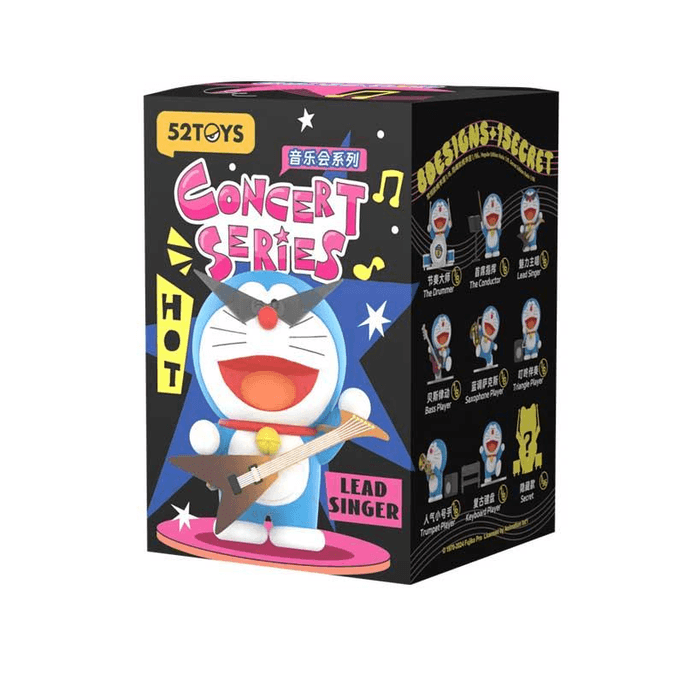 【中国直邮】 52TOYS 哆啦A梦音乐会系列盲盒手办潮玩摆件随机*1盒