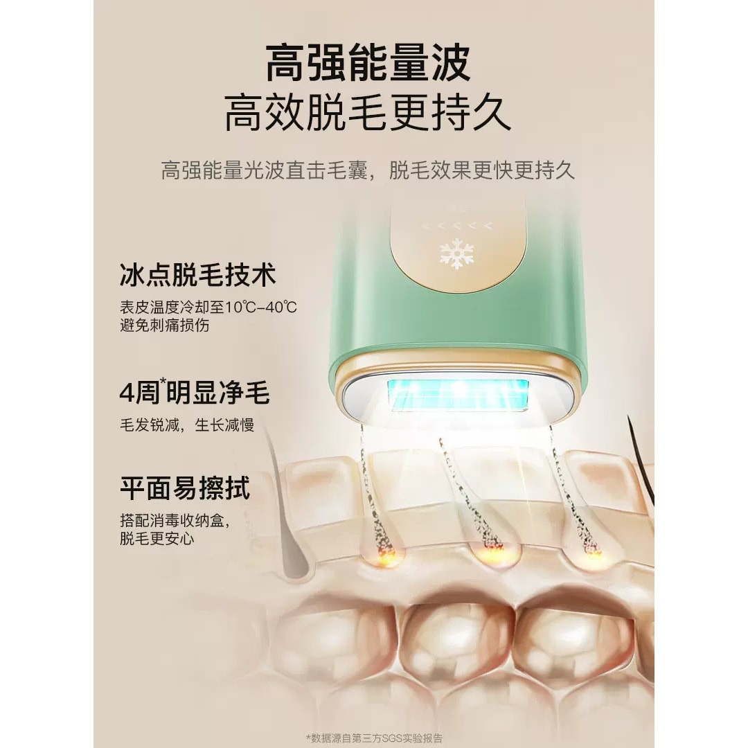 中国直送】OES 家庭用脱毛器 氷点下非永久脱毛器 アイス