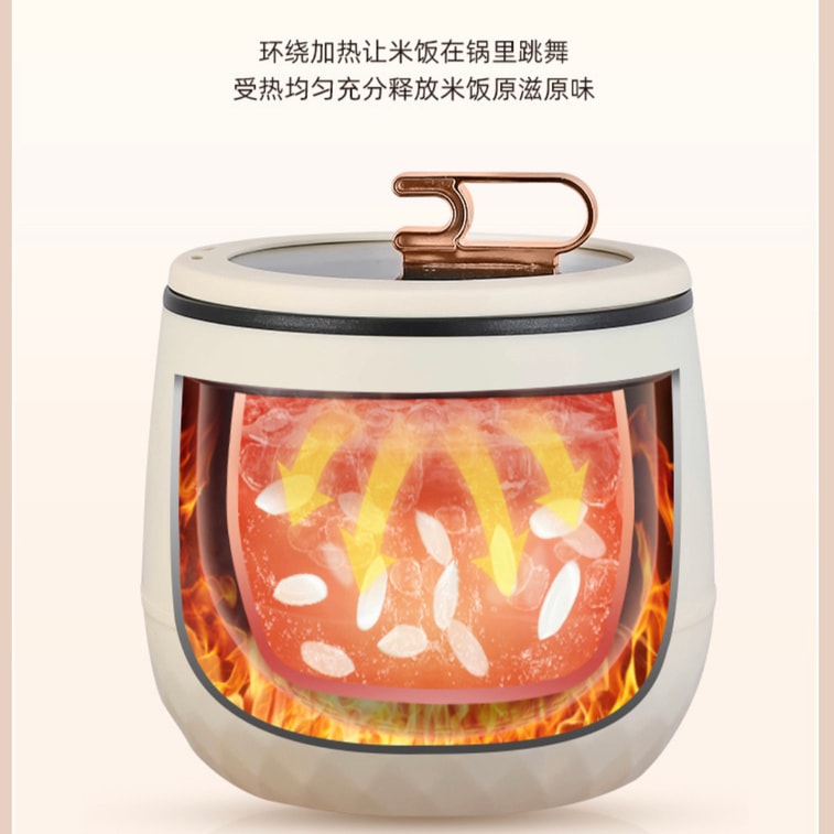 ステッチミニ電気調理器、多機能、燕の巣の煮込み、鍋料理、お粥、スープなどに。110V、1.8L。1～2人用に最適。[コンパクトで軽量] 9
