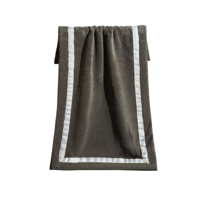 홈 먼지 제거 산호 양털 7A 항균 타월 35*75cm 티 그린/스트립 남성용 피트니스 스타일 대형 두꺼운