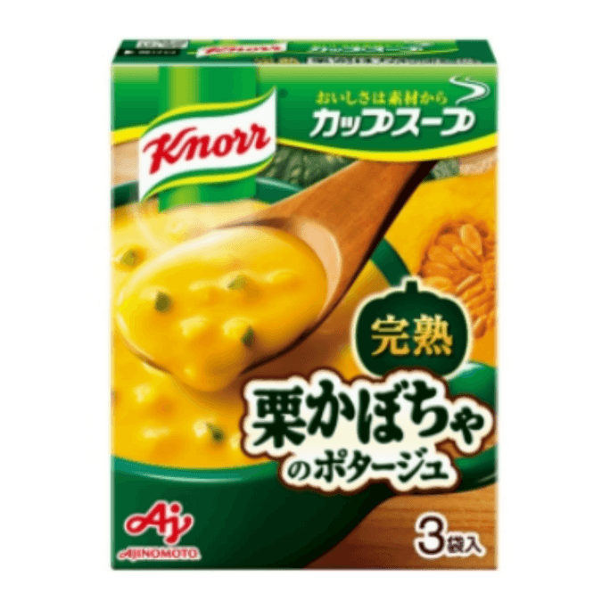 【日本直邮】日本 味之素 家乐南瓜浓汤 3袋
