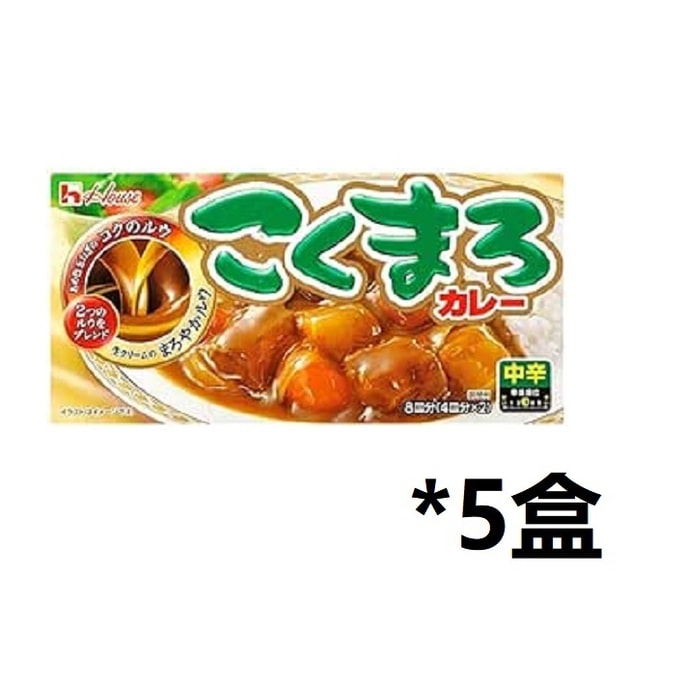 JAPAN HOUSE FOOD CURRY MEDIUM SPICY 140*10 BOXES