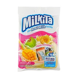 Milky Creamy Candy Assorted Tropical Fruit Flavor 3.52oz