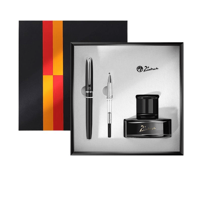 【中国直邮】 毕加索 钢笔套盒T916商务办公 神秘黑 明尖0.38+0.5+1.0mm三笔尖