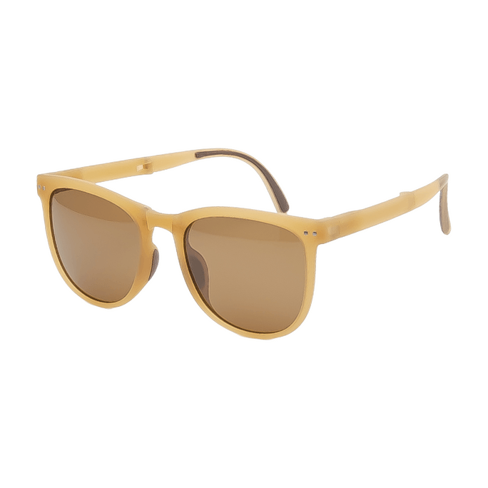 Bonnie Polarized Folding Sunglasses Brown 1 Pair