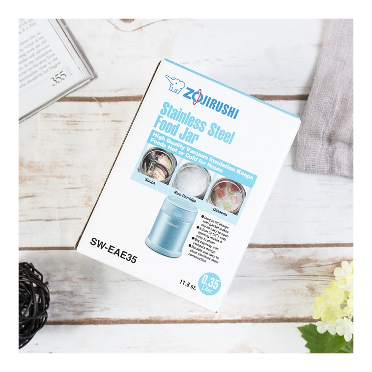 Stainless Steel Vacuum Food Jar Blue, 11.8 oz SW-EAE35AB 6