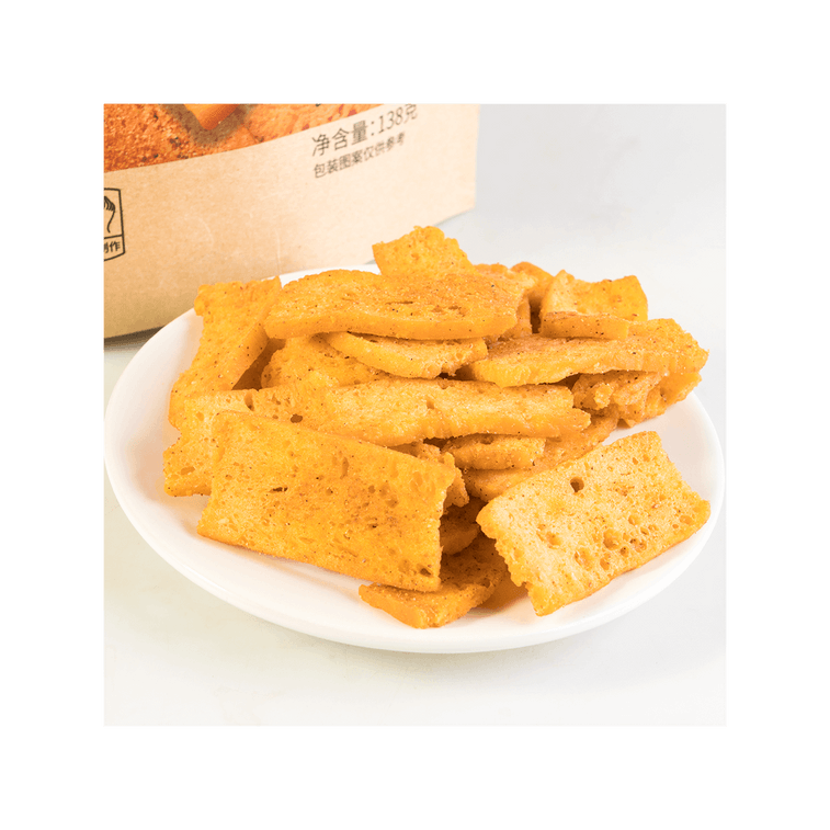 【襄陽特產】臥龍 手工饃片 香辣味 138g 5