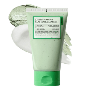 Green Tomato Clay Pack Cleanser, 2-in-1 Cleansing Mask, 4.1 fl.oz. - Exfoliating | Pore Refining | Oil Control | Vegan