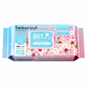 商品： 日本BCL SABORINO 早安5合1懒人面膜 30片 | 1分钟完成洗脸+护肤+妆前保湿 | 早用All-in-One面膜【限定晓樱香】