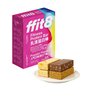 Whey Protein Bars, 4-Flavor Variety Pack, 4.94 oz, High Protein & Fiber, 0 Trans Fat