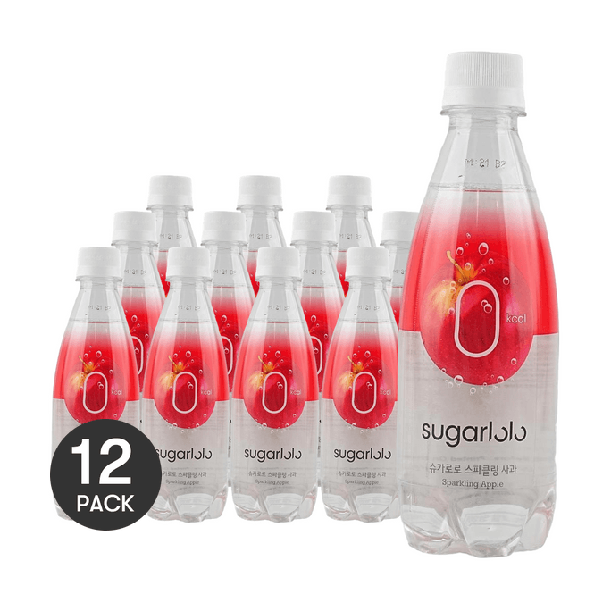 Sparkling Drink Apple 11.83 fl oz*12【12 Packs】