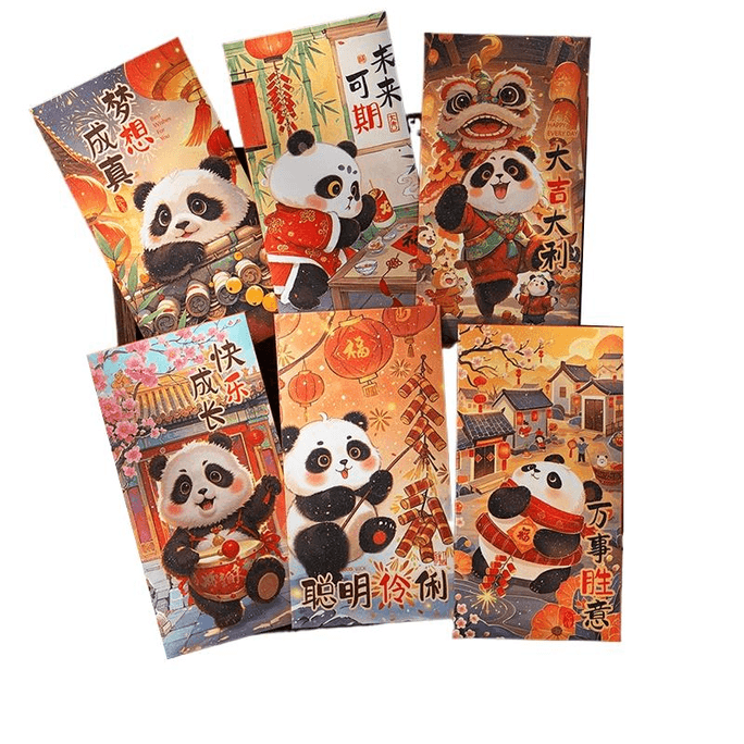 Dream Building Culture And Creativity 2025 Chinese New Year Gift National Treasure New Year Large 6 Pack * 1 Piece