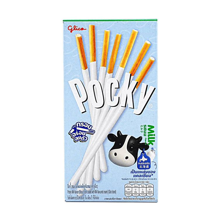 Pocky Milk Flavour Biscuit Stick 1.41 oz 【Hokkaido Milk Flavor】【High Calcium】 4