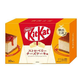 【日本直邮】NESTLE雀巢 KitKat奇巧 草莓芝士蛋糕味巧克力威化饼干10枚