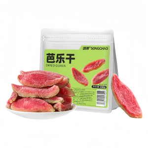 【中国直邮】 颂潮 红心芭乐干红心厚切去籽蜜饯200g*1袋