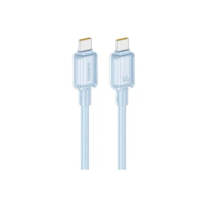 【香港からの直送】Baseus 100W 急速充電対応スマートフォン、デュアルUSB-Cポート搭載、スターリーブルー、アイスクリア低温保護機能、2メートル延長ケーブル、Apple iPhone 15-17対応