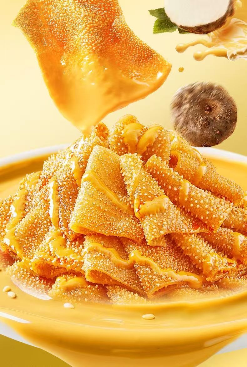  鹽津鋪子 大魔王三口味麻醬蒟蒻素毛肚 六必居麻醬味 香辣麻醬味 香菜麻醬味 120克六袋 麻醬只用六必居 富含膳食纖維 口味隨機發貨