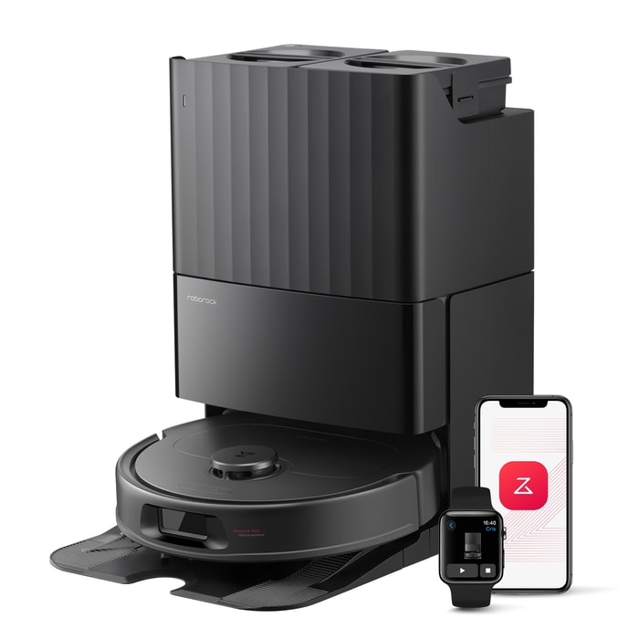 CQV 35S Robot Vacuum and Mop 10000Pa Powerful Suction Self Emptying & Refilling 