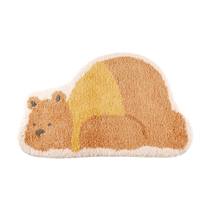 Product: Decor Rug Bath Mat Shower Mat Non-Slip Absorbent Bathroom Rugs Carpet Lazy Bear 23.6x15.7"