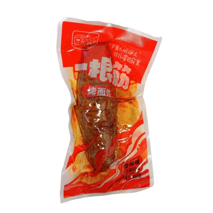  豆多奇 一根筋 烤面筋 香辣味【散装称重】300g