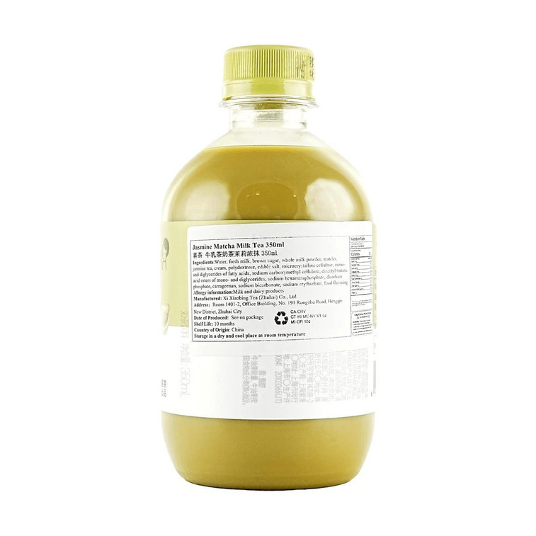 Jasmine Matcha Milk Tea, 11.83 fl oz【Low Calories Low Fat 0 Non-Dairy Creamer】【Social Media Trendy】 5