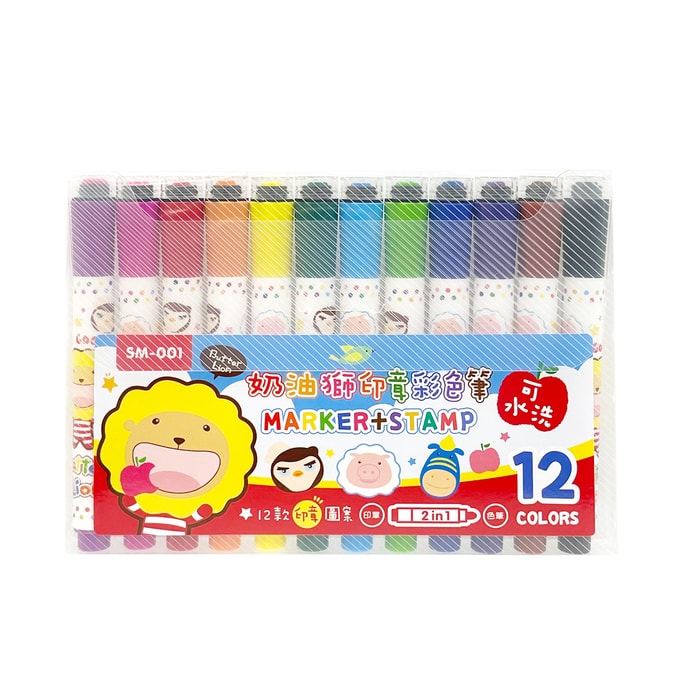 Maker + Stamp 2-in-1 12 Colors