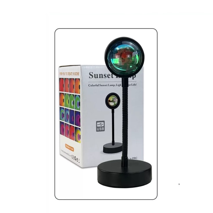 Sunset Lamp Projector Led Lights For Bedroom Night Light RGB Lights Sunlight Sunrise Lamp 10w Room Decor Remote Control