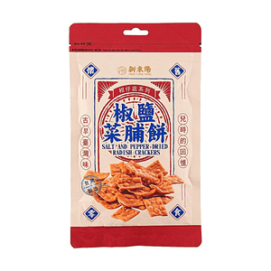 台湾新东阳 椒盐菜脯饼 110g 【古早台湾味】【咸甜酥脆】