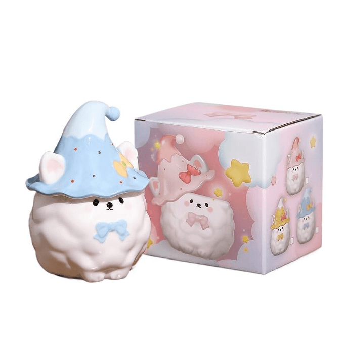 Magic Hat Puppy Blue Covered Ceramic Cup *1 box