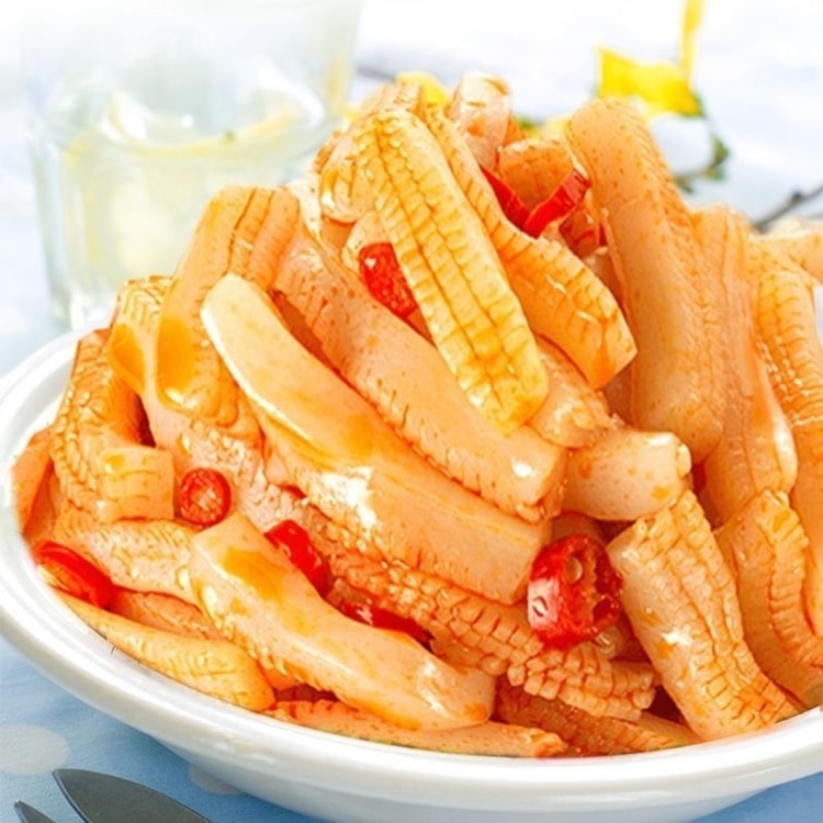 WEILONG Konjac Jelly Snacks: Spicy, Sesame Sauce Veggie Tripe in 5