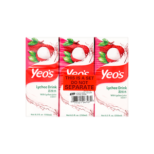 新加坡YEOS杨协成 即饮荔枝果汁饮料 250ml*6盒装