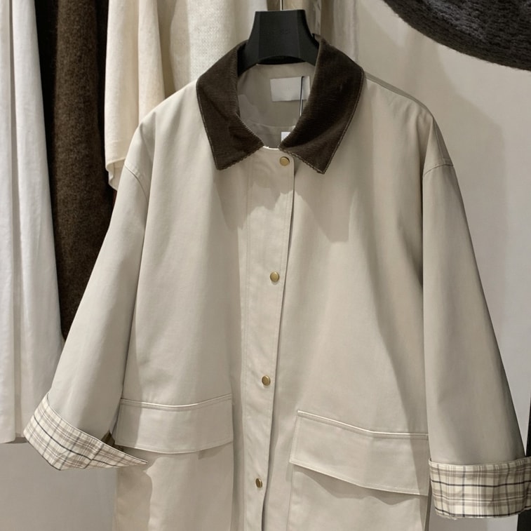 [캐나다 직배송] SCENARIO 빈티지 워크웨어 카키 재킷, 카키색, 프리사이즈 4