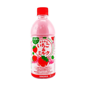 【大瓶装】日本SANGARIA 醇厚草莓牛奶 500ml
