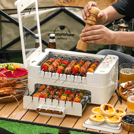 Multi-Function  Skewer Machine 360 Rotating BBQ Oven, Large 