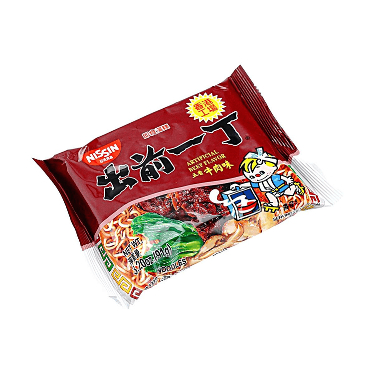 NISSIN Japanese Demae Five Spice Beef Flavor Ramen - Instant