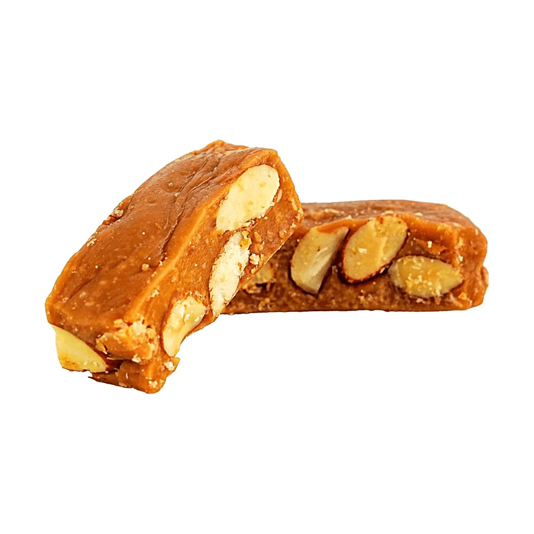 低糖質シーソルトトフィーキャンディ、アーモンド入りミルクキャラメル、4.16オンス 5