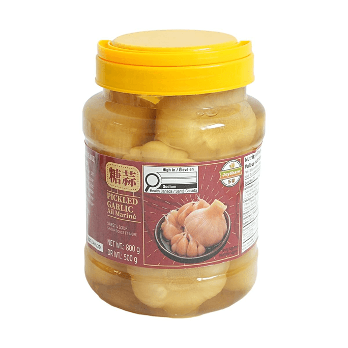 韩国乐享糖蒜800g【酸甜爽口】【脆嫩解腻】
