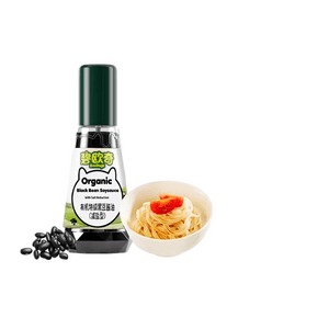 Organic Black Bean Soy Sauce - Children's Seasoning Reduced-Salt Rice Mixing Ingredient for Babies (Special for Infants) 100ml/瓶