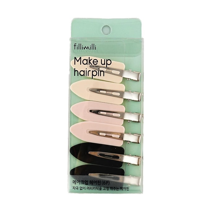 Make Up Hair Pin 6pcs