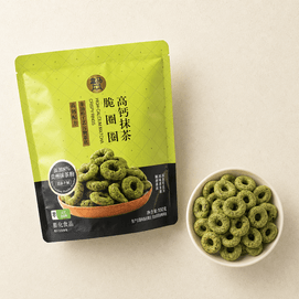 盒马 高钙抹茶脆圈圈 100g【非油炸】【添加8%贵州抹茶粉】