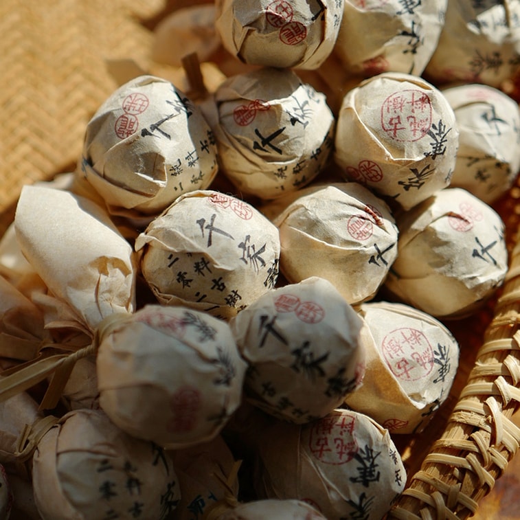  Qianjiazhai Raw Puerh Tea Dragon Ball Ancient Tree Pure Material Energy Boost Antioxidant Home Office Portable Premium Fresh Sweet Flavor 56g 3