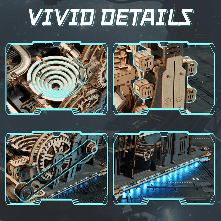 美国 MOM LOVES ME 若客拼图 3拼图 - 完整电动弹珠轨道套装  12-99岁 3