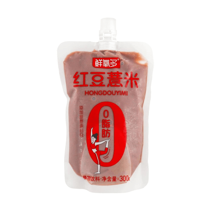 鲜氧多 吸吸薏米红豆沙 300g【0脂肪 添加胶原蛋白肽】【红豆汤甜品】【亚米独家】